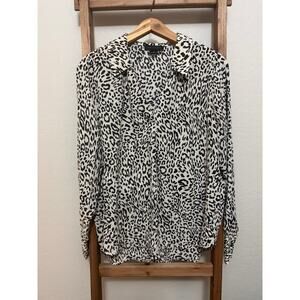 Sanctuary- black and white leopard print- size medium